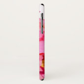 Rosa Hydrangea Rosa Blume Case-Mate iPhone Hülle (Hinten/Links)