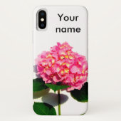Rosa Hydrangea Rosa Blume Case-Mate iPhone Hülle (Rückseite)