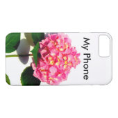 Rosa Hydrangea Rosa Blume Case-Mate iPhone Hülle (Rückseite (Horizontal))