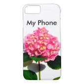 Rosa Hydrangea Rosa Blume Case-Mate iPhone Hülle (Rückseite)