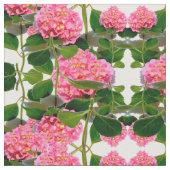 Rosa Hydrangea Rosa Blume Rosa Blüte Stoff (Nahaufnahme)