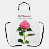 Rosa Hydrangea Rosa Blütenmutter die beste aller Z Schürze (Vorderseite)