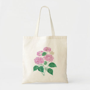 Rosa Hydrangea Tragetasche