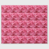Rosa Hydrangea-Umhüllungspapier Geschenkpapier (Flach)