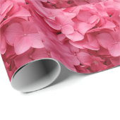 Rosa Hydrangea-Umhüllungspapier Geschenkpapier (Rolleneckpunkt)