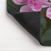 Rosa Hydrangeen-Blumen-Mauspad Mousepad (Ecke)