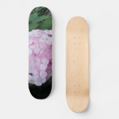 Rosa Hydrangia Skateboard (Vorderseite)