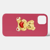 Rosa Hypnotisierung Niedlicher Teddybär Case-Mate iPhone Hülle (Rückseite (Horizontal))