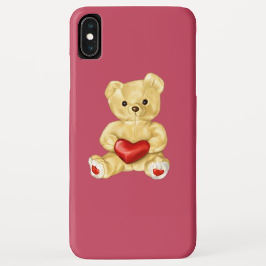 Rosa Hypnotizing niedlicher Teddy-Bär Case-Mate iPhone Hülle (Rückseite)