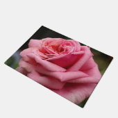 Rosa I Hübsche Blumenfotografie Fußmatte (Schrägansicht)