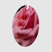 Rosa I Hübsche Blumenfotografie Ornament (Vorderseite)