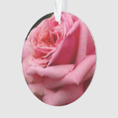 Rosa I Hübsche Blumenfotografie Ornament (Vorderseite)