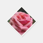 Rosa I Hübsche Blumenfotografie Serviette (Ecke)