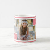 Rosa I Liebe Sie FotoCollage | TASSE (Mittel)