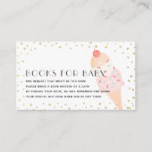Rosa Ice Cream Gold Babydusche Buchungsanfrage Begleitkarte (Vorderseite)