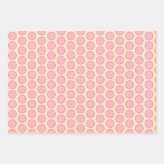 Rosa Ice Creme Cone Wrapping Paper Set Geschenkpapier Set (Vorderseite 2)