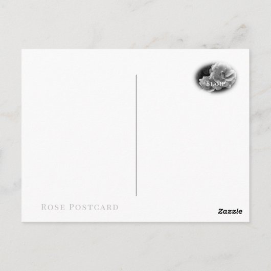 Rosa Iceberg Postkarte (Rückseite)