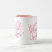 Rosa Ich bin nicht Bossy Funny Tasse (Zentrum)