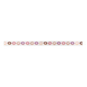 Rosa Icierte Donuts mit Sprinklen-Muster-Party Satinband (Vorderseite)