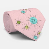 Rosa Iconic AtomSternexplosion-Krawatte Krawatte (Gerollt)