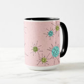 Rosa Iconic AtomSternexplosion-Tasse Tasse (VorderseiteRechts)