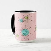 Rosa Iconic AtomSternexplosion-Tasse Tasse (Vorderseite Links)