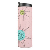 Rosa Iconic AtomSternexplosion-Thermaltrommel Thermosbecher (Nach rechts gedreht)