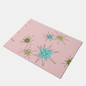 Rosa Iconic AtomSternexplosion-Tür-Matte Fußmatte (Schrägansicht)