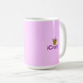 Rosa iCraft-Tasse Kaffeetasse (VorderseiteRechts)