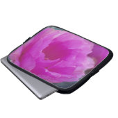 Rosa Igel Kaktusblüte (Echinocereus) Laptopschutzhülle (Vorne Knopf)