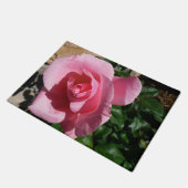 Rosa III Garten Blumen Fußmatte (Schrägansicht)