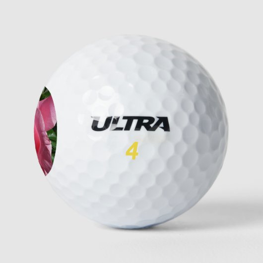 Rosa III Garten Blumen Golfball (Logo)