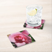 Rosa III Garten Blumen Rechteckiger Pappuntersetzer (Vor Ort)