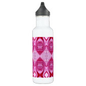 Rosa Ikat 5 Edelstahlflasche (Rechts)