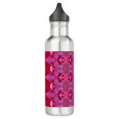 Rosa Ikat 6 Edelstahlflasche (Links)