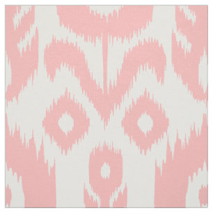 Rosa Ikat Muster Stoff