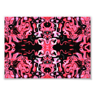 Rosa im Dunkeln Fotodruck