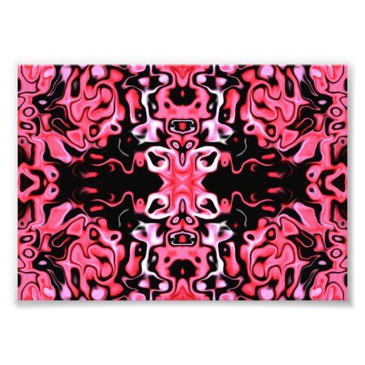 Rosa im Dunkeln Fotodruck (Vorne)