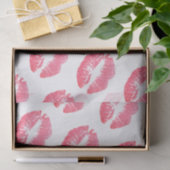 Rosa Imitat-Glitzer-Lippenseidenpapier Seidenpapier (Geschenk)