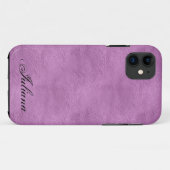 Rosa Imitat-Lederblick Muster iPhone 5 Fall Case-Mate iPhone Hülle (Rückseite (Horizontal))