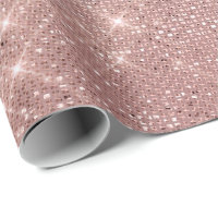 Rosa Imitat Rose Gold Glitzer