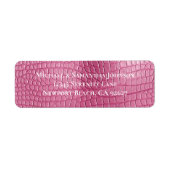 Rosa Imitate Alligator Animal Wedding Brautparty (Vorne)