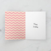 Rosa Imitate Diamonds Silber Butterfly Geburtstag Karte (Innenseite)