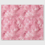 Rosa Imitate Fur Geschenkpapier (Flach)