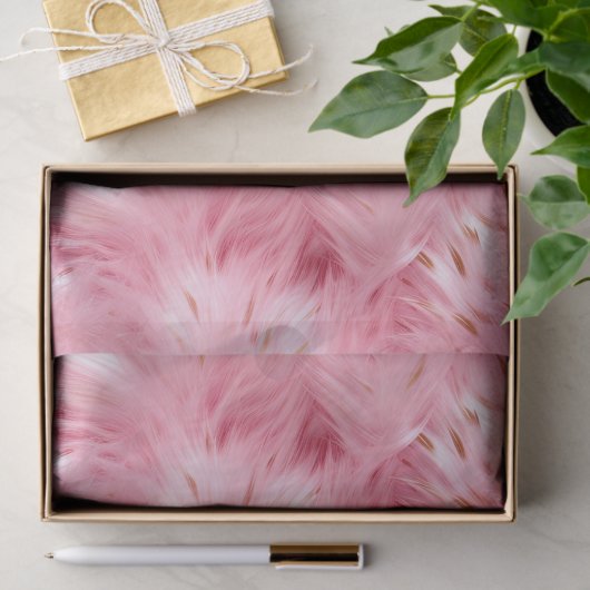 Rosa Imitate Fur Seidenpapier (Geschenk)
