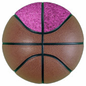 Rosa Imitate Glitzer Basketball (Rechts)