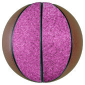 Rosa Imitate Glitzer Basketball (Vertikal)