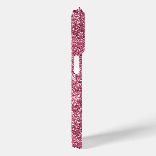 Rosa Imitate Glitzer Case-Mate iPhone Hülle (Rückseite / Rechts)