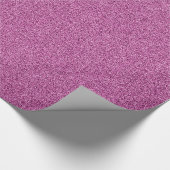 Rosa Imitate Glitzer Geschenkpapier (Ecke)