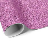 Rosa Imitate Glitzer Geschenkpapier (Rolleneckpunkt)